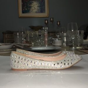 sparkly flats.